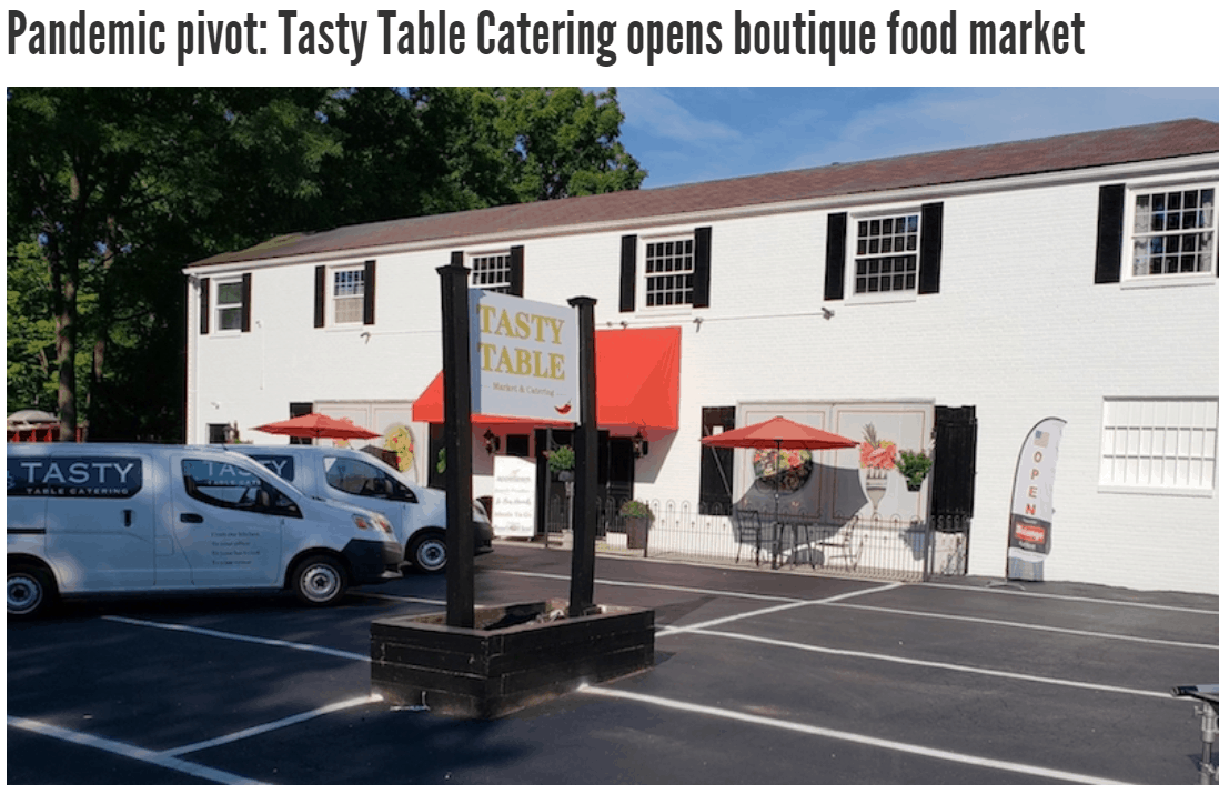 Tasty Table Featured in Savvy Main Line