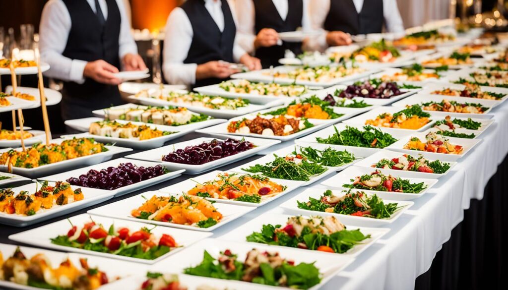 corporate buffet catering