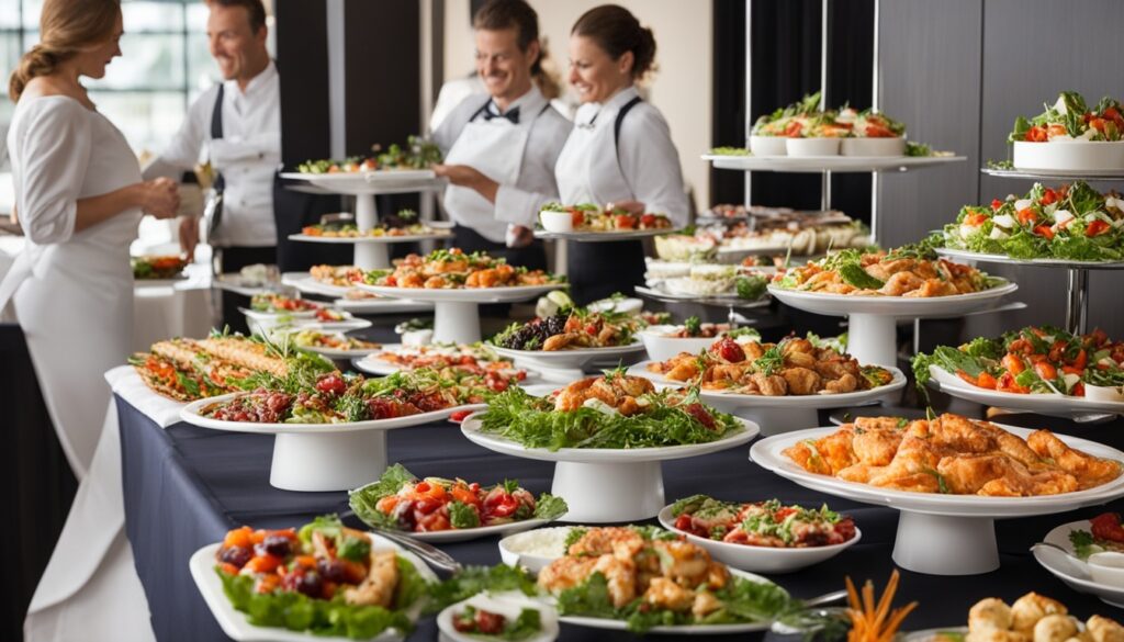 corporate buffet catering