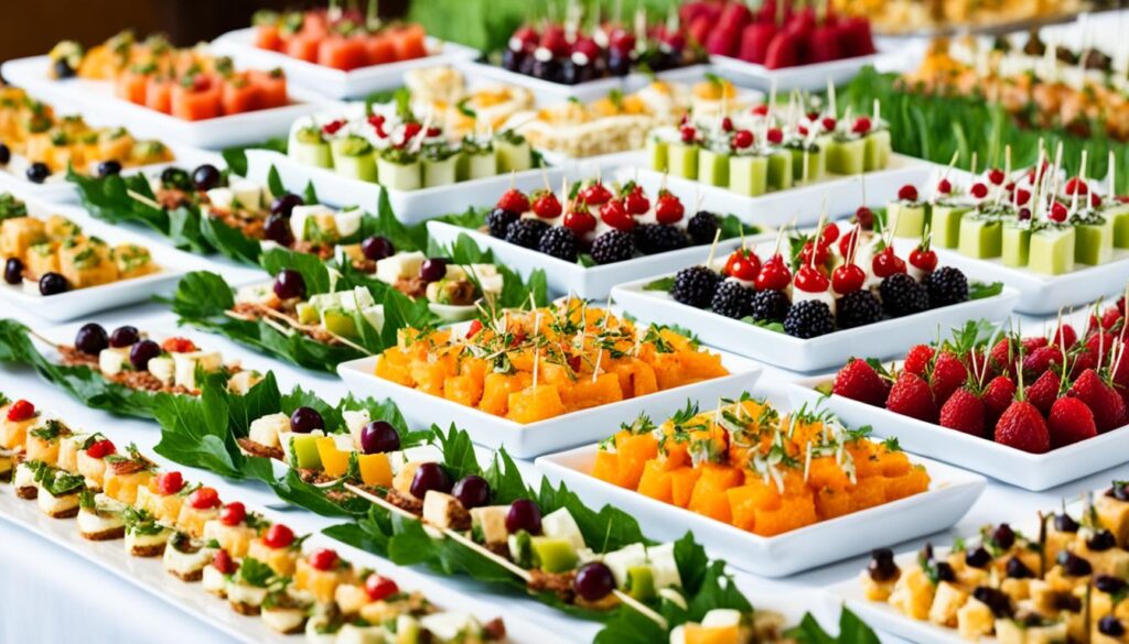 corporate catering selection