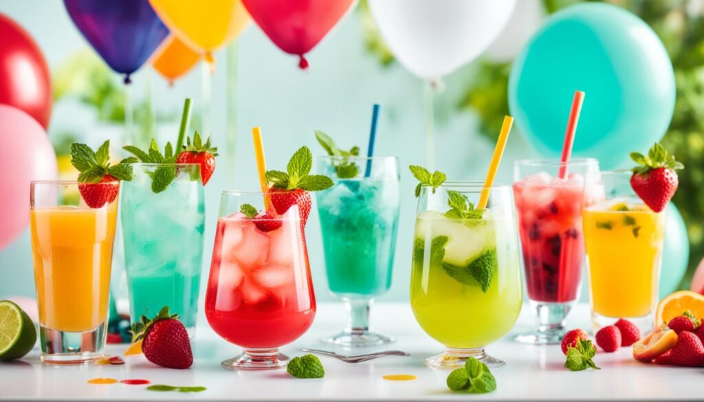 Birthday event catering beverages