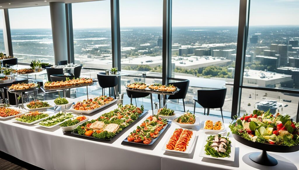 Corporate catering options